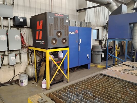 Messer #MPC2012, Shuttle Table, (2) 10' x 15' tables, 400-amp Hypertherm HPR400XD, Global Control, Dust - Image 2