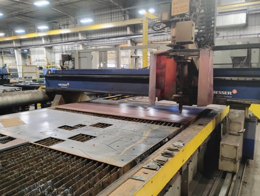 Messer #MPC2012, Shuttle Table, (2) 10' x 15' tables, 400-amp Hypertherm HPR400XD, Global Control, Dust - Image 3