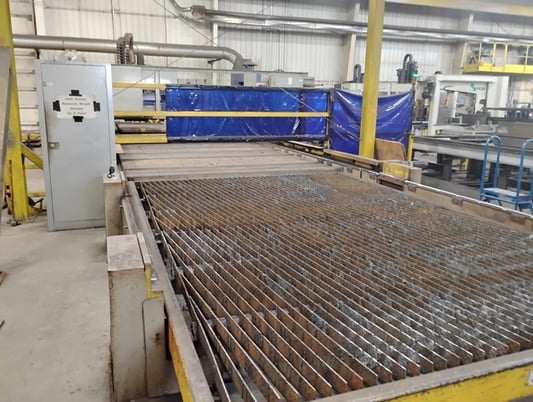 Messer #MPC2012, Shuttle Table, (2) 10' x 15' tables, 400-amp Hypertherm HPR400XD, Global Control, Dust - Image 4