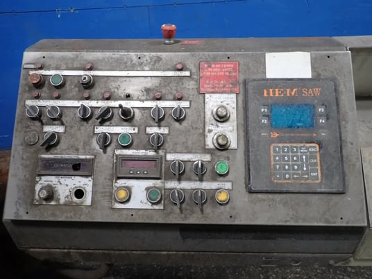 20" HEM #VT120HA-60, Vertical Band Saw, 440 V., conveyors, ctrller, 7.5 HP - Image 5