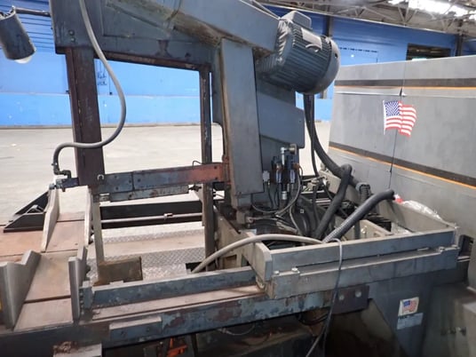 20" HEM #VT120HA-60, Vertical Band Saw, 440 V., conveyors, ctrller, 7.5 HP - Image 10