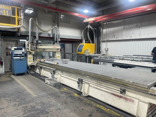Thermwood #C53DT, CNC router with drill head, 5' x 20' table, 18 HP, 3000-24000 RPM, 460 V. - Image 1