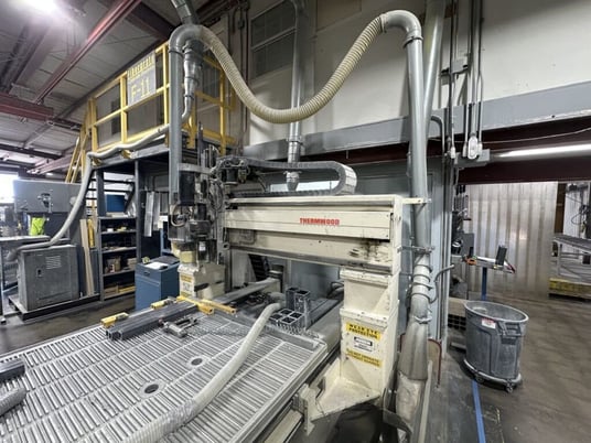 Thermwood #C53DT, CNC router with drill head, 5' x 20' table, 18 HP, 3000-24000 RPM, 460 V. - Image 4