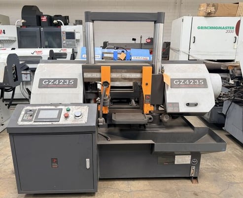 13.8" x 13.8" Borui #GZ4235, automatic dual column horizontal band saw, 162" x 1.3" blade, 4 HP, 2023 - Image 1