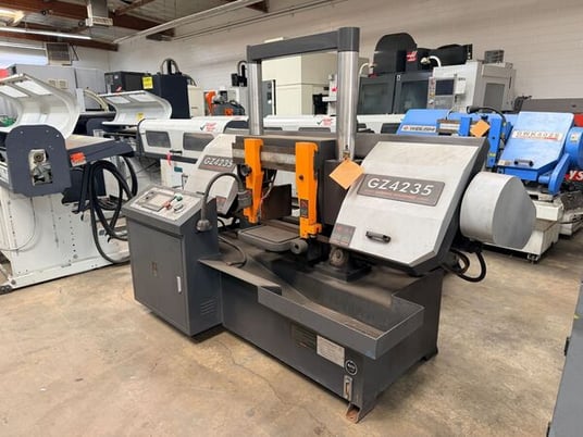 13.8" x 13.8" Borui #GZ4235, automatic dual column horizontal band saw, 162" x 1.3" blade, 4 HP, 2023 - Image 3