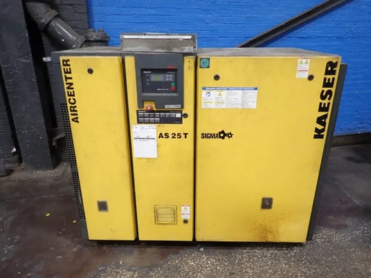 Kaeser #AS-25-T, Rotary Screw Air Compressor, 25 Hp, 460 V., 3560 RPM - Image 2