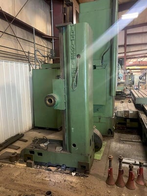 5" Giddings & Lewis #65-H5-T, horizontal boring mill table type, 60" x120" tbl., 36" spindle travel, Anilam - Image 7