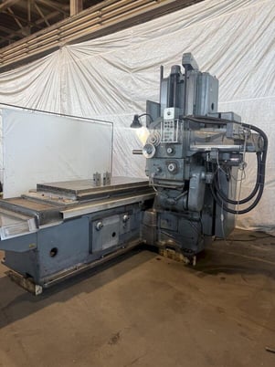 3" Devlieg #3H-72, horizontal boring mill table type, 72" horizontal travel, 60" vertical travel, 16" spindle - Image 3