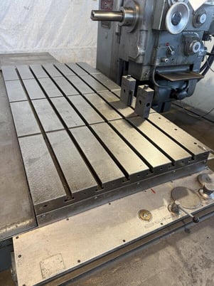 3" Devlieg #3H-72, horizontal boring mill table type, 72" horizontal travel, 60" vertical travel, 16" spindle - Image 9