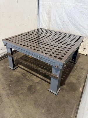 5' x 5' Weldsale, acorn welding table - Image 1