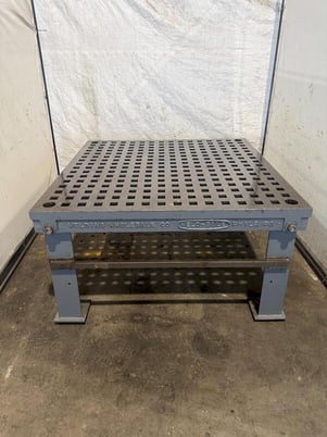 5' x 5' Weldsale, acorn welding table - Image 2