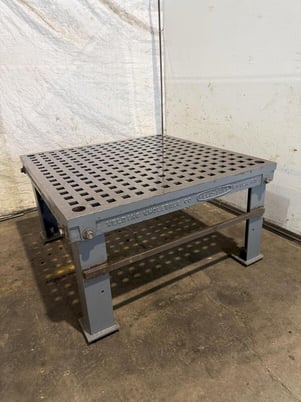 5' x 5' Weldsale, acorn welding table - Image 3