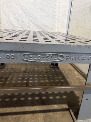 5' x 5' Weldsale, acorn welding table - Image 4