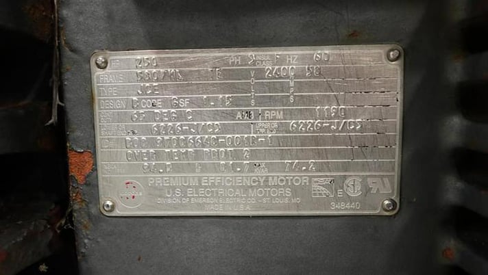 Black Clawson #UV500, Pressure Screen, Stainless Steel, 4-foil rotor, 250 HP motor, 1998 - Image 5