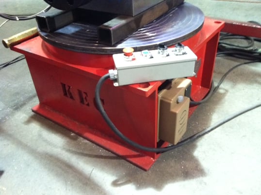2500 lb. KEC #KT-25, custom build floor turntables, 30" table diameter - Image 1