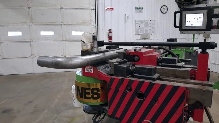 6" Hines #600NC, CNC tube benders, die sets, mandrel rods, 2005 - Image 3