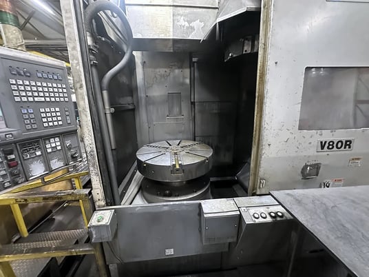 32" Okuma #V80R, CNC vertical turret lathe, 39.37" swing, OSP-P200L, 2008 - Image 4