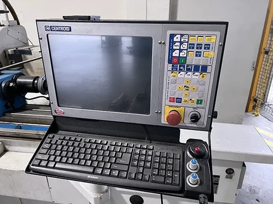 12.5" x 59" Tos #BUB32A/1500, cylindrical grinder, 7.87" chuck, M-400 Centroid, swivel workhead, 2020 - Image 3