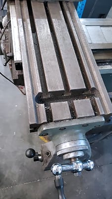 Lagun #FTV-2, vertical mill, 9" x48" tbl., 3 HP, 34.62" X, 16" Y, 5" Z, R-8, Newall 2-Axis digital read out - Image 3