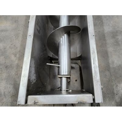 16" diameter x 19.5' long RMF #SC1618, Stainless Steel Screw Conveyor Part - Image 3
