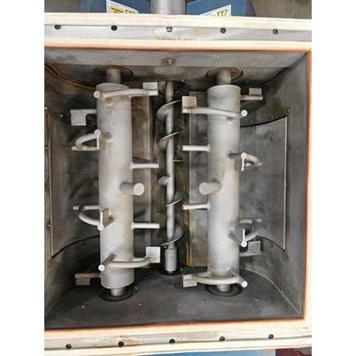 4.5" Acrison #BDF-25N, stainless steel auger agitator bin - Image 2