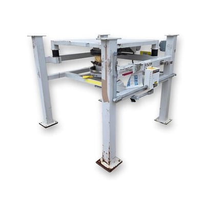 Bulk Bag Unloading Base w/ Invicta Vibrator, 16" iris valve inlet, 6" outlet Bindicator, 230/460 V. - Image 1