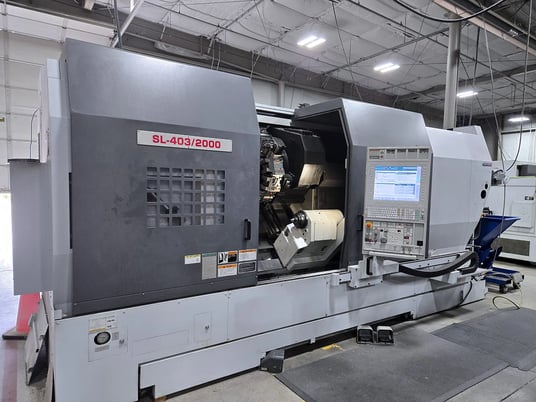 DMG, Mori #SL403BMC/2000, CNC lathe, 36.8" swing, 24" chuck, 3-jaw, 5.1" hole, 91.5" centers, 24" dia., 84.9" - Image 1
