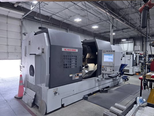 DMG, Mori #SL403BMC/2000, CNC lathe, 36.8" swing, 24" chuck, 3-jaw, 5.1" hole, 91.5" centers, 24" dia., 84.9" - Image 2