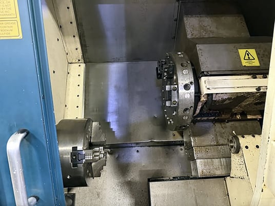 Hardinge #Talent-8/52, CNC lathe, 3-jaw chuck, 2" bar, Fanuc Oi-TB, tailstock, chip conveyor - Image 3