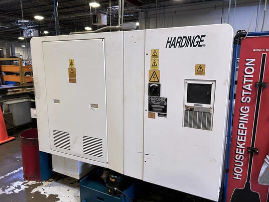 Hardinge #Talent-8/52, CNC lathe, 3-jaw chuck, 2" bar, Fanuc Oi-TB, tailstock, chip conveyor - Image 4