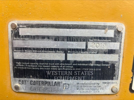 Cat TL1255D, Telehandler, 4320 hours, S/N: ML702371, 2019 - Image 5