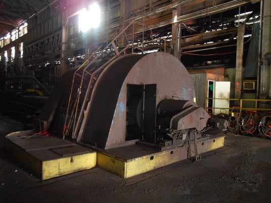 5000 HP 40/80 RPM General Electric, MCF, 700 Volts, 550V exc, 265 exc amps,5830 amp arm - Image 1