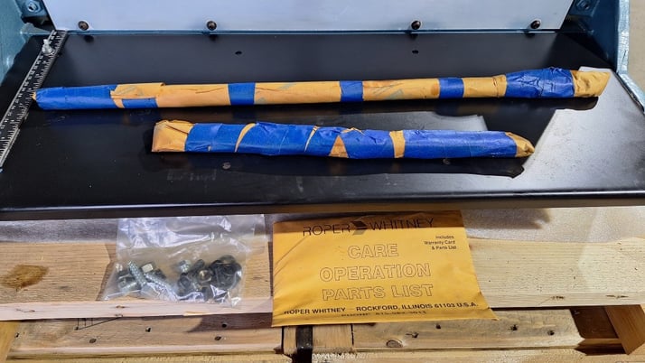 18 gauge x 2' Roper Whitney #125, benchtop metal shear, new in crate - Image 7