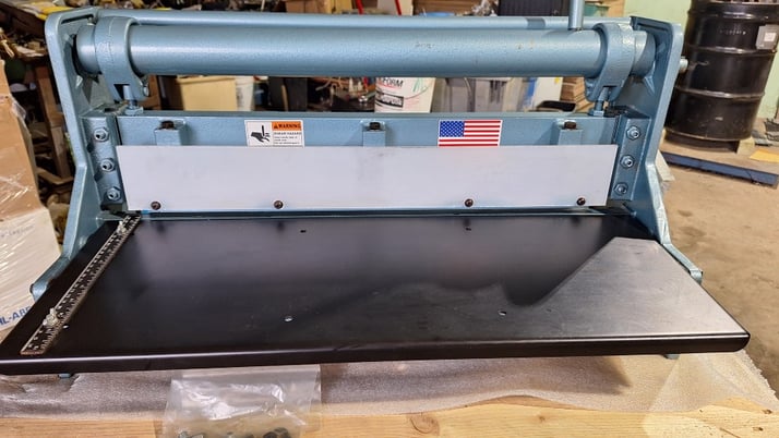 18 gauge x 2' Roper Whitney #125, benchtop metal shear, new in crate - Image 9