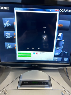 Keyence #XM-1500, coordinate measuring machine, 11.8" x 9.8" x 5.9" envelope, handheld probe, XM-M1200 - Image 2