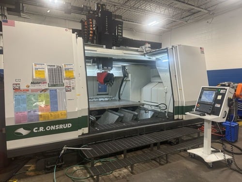 Onsrud #F98HM75, 5 Axis Hybrid Machining Center, 60" X, 48" Y, 41" Z, 75 HP, 24000 RPM, 24 tool, Probe - Image 2