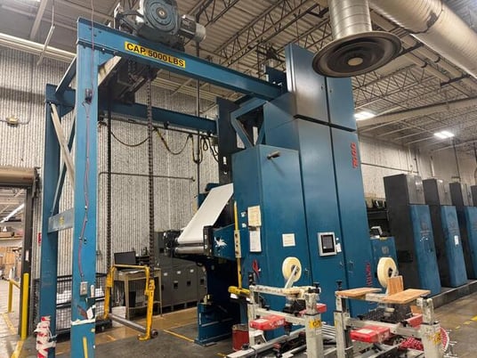 Butler #7000-Splicer-738MD, 50" diameter, 38" web, upgraded Datamat Control - Image 2