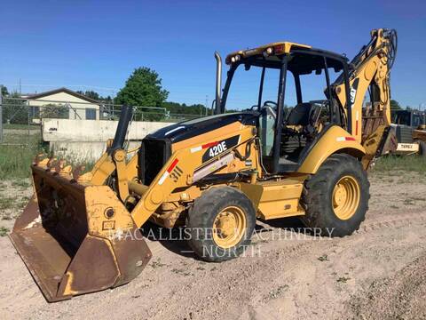 Cat 420E, Backhoe Loader, 4561 hours, S/N: HLS03793, 2007 - Image 1