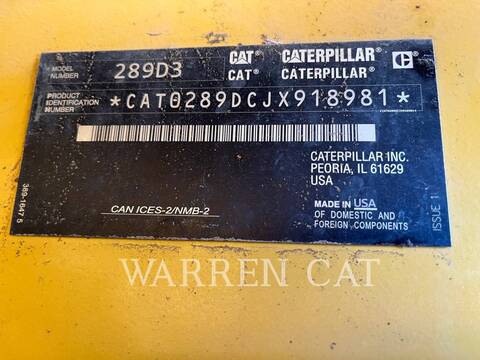 Caterpillar 289D3 C3H3, Track Loader, 1607 hours, S/N: JX918981, 2024 - Image 6