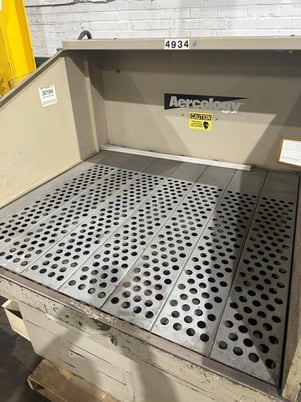 1500 cfm Aercology #ATC-1500, fdowndraft table, 45" x 45" work area with removable sidewalls, 3 HP, 460 V. - Image 2