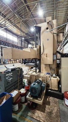 5" Giddings & Lewis #350-T, table type horizontal boring mill, 60" x 98", 79" X, 60" Y, 90" Z, #6MT, 25 HP - Image 5
