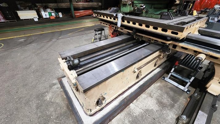 5" Giddings & Lewis #350-T, table type horizontal boring mill, 60" x 98", 79" X, 60" Y, 90" Z, #6MT, 25 HP - Image 7