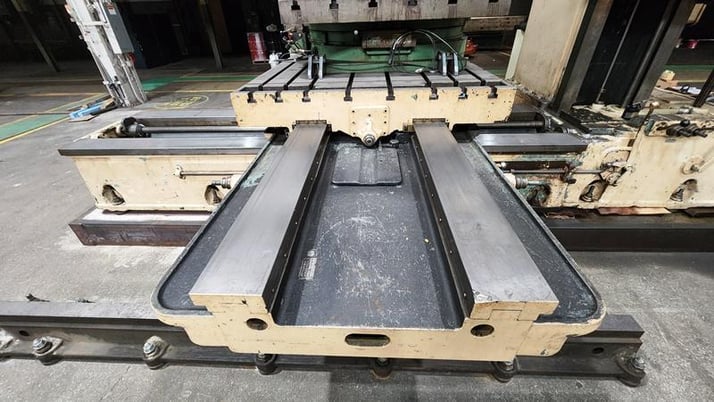 5" Giddings & Lewis #350-T, table type horizontal boring mill, 60" x 98", 79" X, 60" Y, 90" Z, #6MT, 25 HP - Image 8