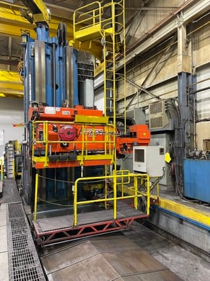 6" Innocenti #FAF147.5, 10-Axis CNC Ram Type Floor Horizontal Boring Mill, X-433", Y-138", 108" x 108" - 60 - Image 3