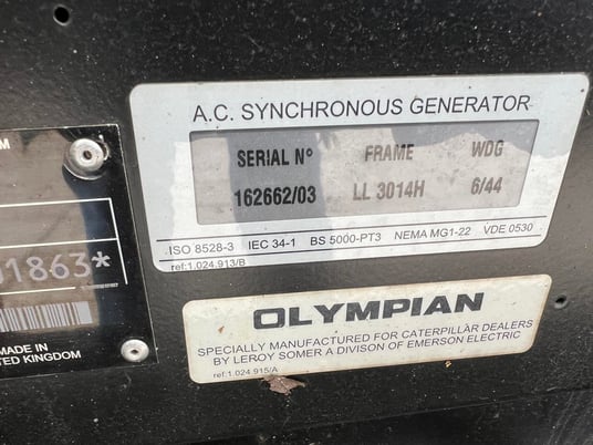 100 KW Ford #G100F3S, Diesel Generator, Sound Proof Enclosure, 6.8 Liter Ford Engine, 1800 RPM, 240/120 Volt - Image 8