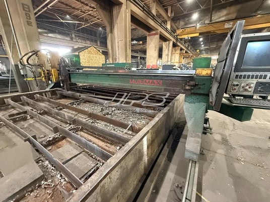 Controlled Automation #BTL-1243, Multimax Plate Processing Table, 22' x 50' table, 50'-2" cutting length, 400 - Image 3