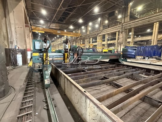 Controlled Automation #BTL-1243, Multimax Plate Processing Table, 22' x 50' table, 50'-2" cutting length, 400 - Image 6