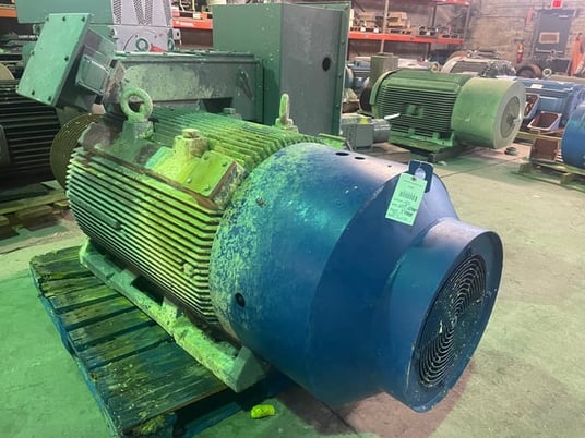 400 HP 1200 RPM Teco Westinghouse, Frame 5011B, TEFC BB, 2300/4000 Volts - Image 2