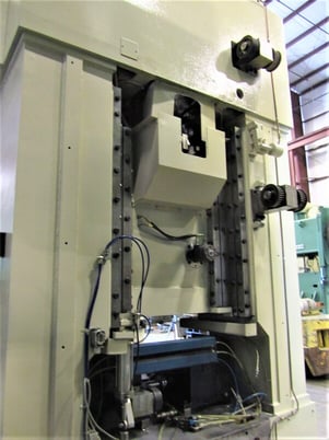 440 Ton, Invernizzi #T400GNT2, Link type deep draw, 5" stroke, 22" SH, 30-120 spm, feedline, video - Image 4