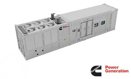 2500 kVA Cummins #C2500D5A-PB, Containerized 50Hz Three Phase Silent Diesel Generator, 380-415 Volts - Image 1